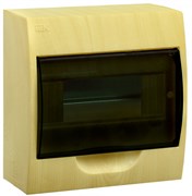 IEK KREPTA 3 Корпус пластиковый ЩРН-П-8  IP41 сосна откр.монтаж MKP12-N-08-41-K34