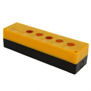 EKF PROxima Корпус КП105 пластиковый 5 кнопок желтый cpb-105-o