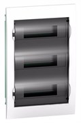 Systeme Electric EASY 9 Корпус встраиваемый с прозрачной дверью 3ряд/36мод, IP40, IK07, 63А, 2 клеммы EZ9E312S2FRU
