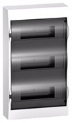 Systeme Electric EASY 9 Корпус навесной с прозрачной дверью 3ряд/36мод, IP40, IK07, 80А, 2 клеммы EZ9E312S2SRU