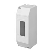 Бокс пластиковый КМПн 1/2 IP20 белый инд. штрих-код Rexant 11-0112