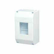 Бокс пластиковый КМПн 1/4 IP20 белый инд. штрих-код Rexant 11-0114