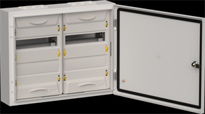 IEK Titan 5 корпус металлический ЩРн-48 (2х24) 460х570х140 IP54 серый TI5-50-N-2X024-54-7035