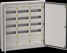 TITAN 5 Корпус мет. ЩРв-180 (3х60) 880х885х130 IP31 сер IEK TI5-50-V-3X060-31-7035