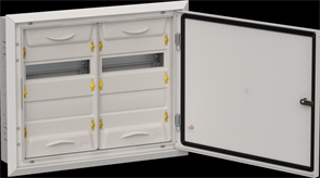 TITAN 5 Корпус мет. ЩРв-48 (2х24) 505х625х130 IP31 сер IEK TI5-50-V-2X024-31-7035
