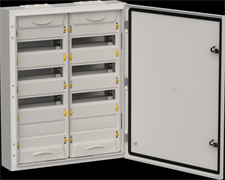 IEK Titan 5 корпус металлический ЩРн-96 (2х48) 710х570х140 IP54 серый TI5-50-N-2X048-54-7035
