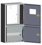 EKF PROxima Щит учетный ЩУРн-3/12 два отсека (БУР) (540х300х160) IP54 mb54-3i