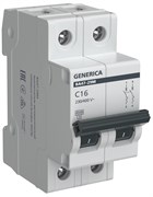 IEK GENERICA Авт. выкл. ВА47-29М 2P 16А 4,5кА C MVA21-2-016-C-G