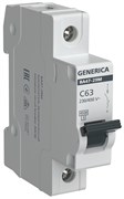 IEK GENERICA Авт. выкл. ВА47-29М 1P 63А 4,5кА C MVA21-1-063-C-G