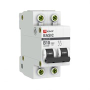 EKF Basic ВА 47-29 Автоматический выключатель  (B) 2P  10А 4,5кА mcb4729-2-10-B