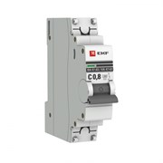 EKF PROxima ВА 47-63 Автоматический выключатель  (С) 1P 0,8А 4,5kA mcb4763-1-0.8C-pro