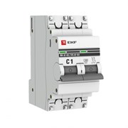 EKF PROxima ВА 47-63 Автоматический выключатель  (С) 2P 1А 4,5kA mcb4763-2-01C-pro