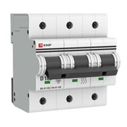 EKF PROxima ВА 47-125 Автоматический выключатель  (D) 3P 100А 15кА mcb47125-3-100D