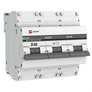 EKF PROxima ВА 47-100 Автоматический выключатель  (D) 3P 40А 10kA mcb47100-3-40D-pro