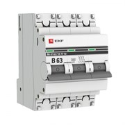 EKF PROxima ВА 47-63 Автоматический выключатель  (B) 3P 63А 4,5kA mcb4763-3-63B-pro