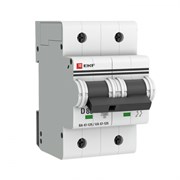 EKF PROxima ВА 47-125 Автоматический выключатель  (D) 2P 80А 15кА mcb47125-2-80D