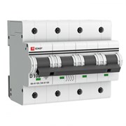 EKF PROxima ВА 47-125 Автоматический выключатель  (D) 4P 100А 15кА mcb47125-4-100D