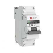 EKF PROxima ВА 47-100 Автоматический выключатель  (С) 1P 35А 10kA mcb47100-1-35C-pro