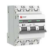 EKF PROxima ВА 47-63 Автоматический выключатель  (B) 3P 1А 4,5kA mcb4763-3-01B-pro