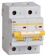 IEK KARAT Автоматический выключатель ВА47-100 2P 6А 10кА (C) MVA40-2-006-C