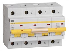 IEK KARAT Автоматический выключатель ВА47-100 4Р 20А 10кА характеристика D MVA40-4-020-D