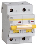 IEK KARAT Авт. выкл.ВА47-100 2Р 32А 10кА х-ка D MVA40-2-032-D