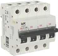 IEK ARMAT Автоматический выключатель M10N 4P C 20А AR-M10N-4-C020