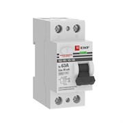 EKF PROxima ВД-100 УЗО 2P 63А/30мА (AC) электромеханическое elcb-2-6-63-30-em-pro