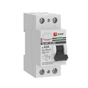 EKF PROxima ВД-100 УЗО 2P 63А/100мА (AC) электромеханическое elcb-2-6-63-100S-em-pro