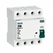 Dekraft ВДТ 4P 25А 300мА тип AC 6кА УЗО-03 14249DEK Dekraft ВДТ 4P 25А 300мА тип AC 6кА УЗО-03 14249DEK