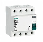 Dekraft ВДТ 4P 25А 30мА тип A 6кА УЗО-03 14288DEK