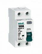 Dekraft ВДТ 2P 100A 300мА тип A 6кА УЗО-03 14285DEK