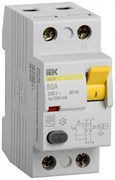 IEK KARAT Выключатель дифференциальный ВД1-63 (УЗО) 2Р 80А 300мА MDV10-2-080-300