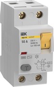 IEK KARAT УЗО KARAT ВД3-63 2P 50А 100мА 6кА тип AC MDV20-2-050-100