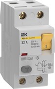 IEK KARAT УЗО KARAT ВД3-63 2P 32А 30мА 6кА тип AC MDV20-2-032-030