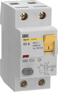 IEK KARAT УЗО KARAT ВД3-63 2P 63А 100мА 6кА тип A MDV21-2-063-100