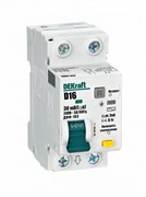 Dekraft Дифференциальный автомат (АВДТ) 1Р+N 16А 30мА тип AC х-ка D ДИФ-103 4.5кА 16061DEK