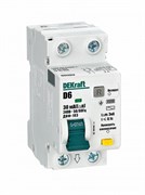Dekraft Дифференциальный автомат (АВДТ) 1Р+N 6А 30мА тип AC х-ка D ДИФ-103 4.5кА 16059DEK