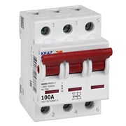 КЭАЗ OptiDin ВМ63PL Выключатель нагрузки 3P 100А 400В (BM63PL-3100-УХЛ3) 328172