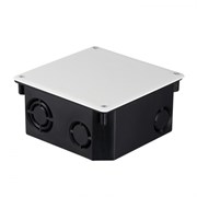 EKF PROxima Коробка распаячная КМТ-010-006 с крышкой для твердых стен (107х107х50) с саморезами IP20 plc-kmt-010-006