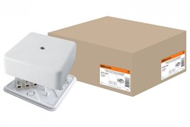 TDM Коробка распаячная КР 75х75х28 ОП с клем. колодкой белая IP40 SQ1401-0206