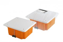 TDM Распаячная коробка СП 92х92х45мм, крышка, пл. лапки, IP20, инд. штрихкод, SQ1403-1022