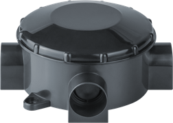 Navigator Коробка 93 760 NSS-DB-70-35-BL распаячная откр.монт.трехрожковая чер. 93760