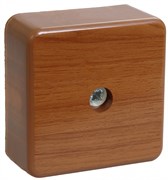 IEK Коробка распаячная КМ для о/п 50х50х20мм дуб UKO10-050-050-020-K24-E IEK Коробка распаячная КМ для о/п 50х50х20мм дуб UKO10-050-050-020-K24-E