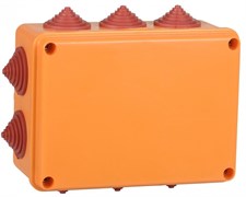 IEK Коробка распаячная огнестойкая ПС 150х110х70мм 6P 6мм2 IP55 10 вводов UKF30-150-110-070-6-6-09