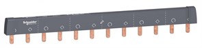 Schneider Electric Acti 9 Шинка гребенчатая 2P (L1L2…) 12 мод.18мм 100А разрезаемая A9XPH212