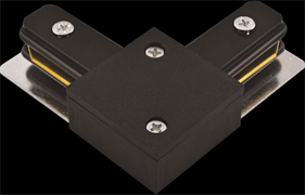 Jazzway PTR CL-BL Коннектор чёрный L-обр. .5010833 Jazzway PTR CL-BL Коннектор чёрный L-обр. .5010833