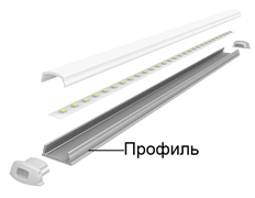 Jazzway Профиль PAL 1105 гибкий (2м) анодированный .5009523 Jazzway Профиль PAL 1105 гибкий (2м) анодированный .5009523