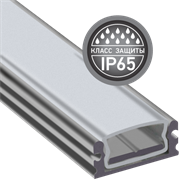 Jazzway Профиль влагозащищенный PAL 1808 (2м) (с мат.рассеив) IP65 .1037480