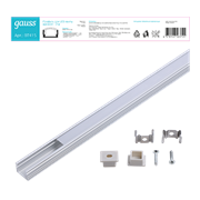 Gauss Профиль для ленты LED врезной гл 12mm - 2m BT415